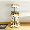 White round three-tier