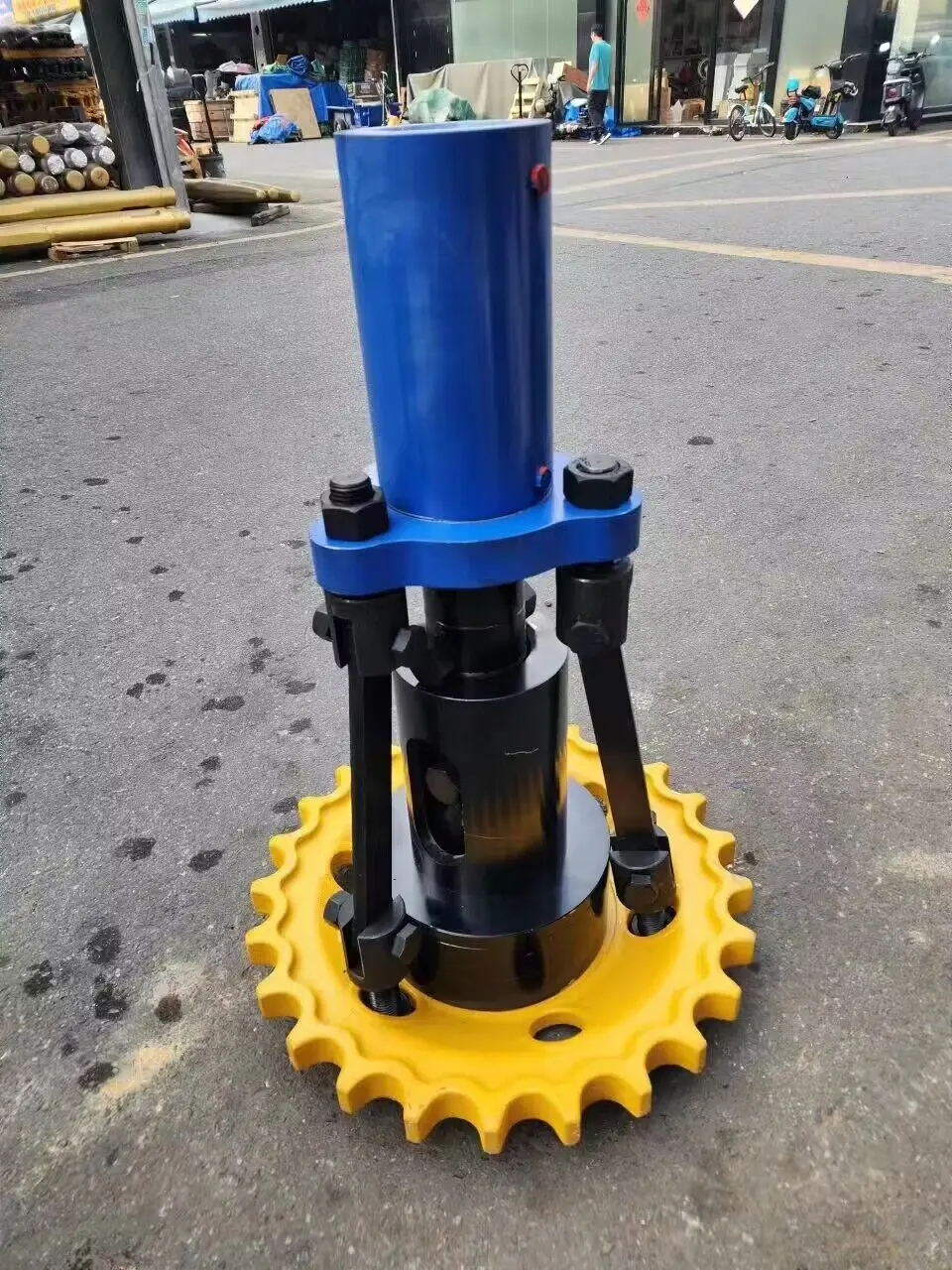 Portable Hydraulic Sprocket Remover Manual Type and Electric Type of the Final Drive