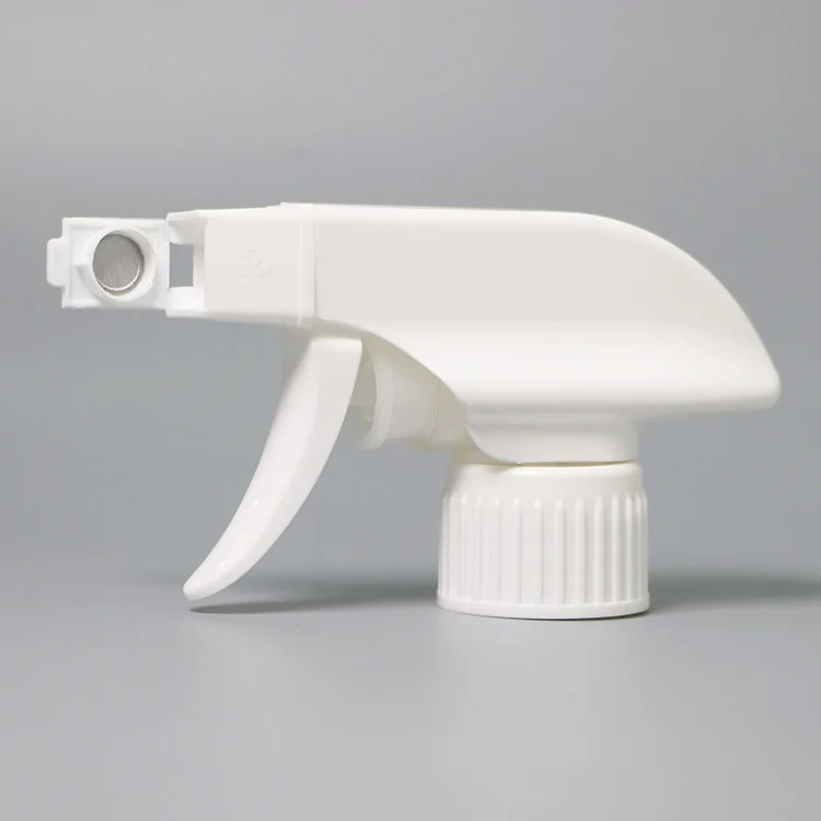 Chemical Resistant Foam Trigger Sprayer 28/410 All Plastic Trigger Sprayer White Color with Mesh Foam Nozzle manufacture