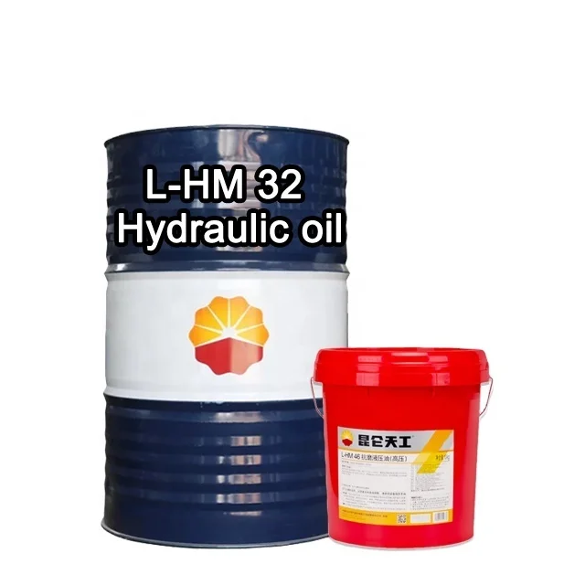 Oil For Industry Wholesale CNPC Kunlun Iso 32 46 68 Oil Press Hydraulic Premium  Industrial Oil L-HM 32 18 Liters
