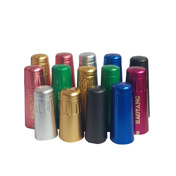 エンボス加工 アルミ箔 シュリンク シャンパンボトルカプセル