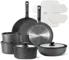 13 pcs granite set - ebony black