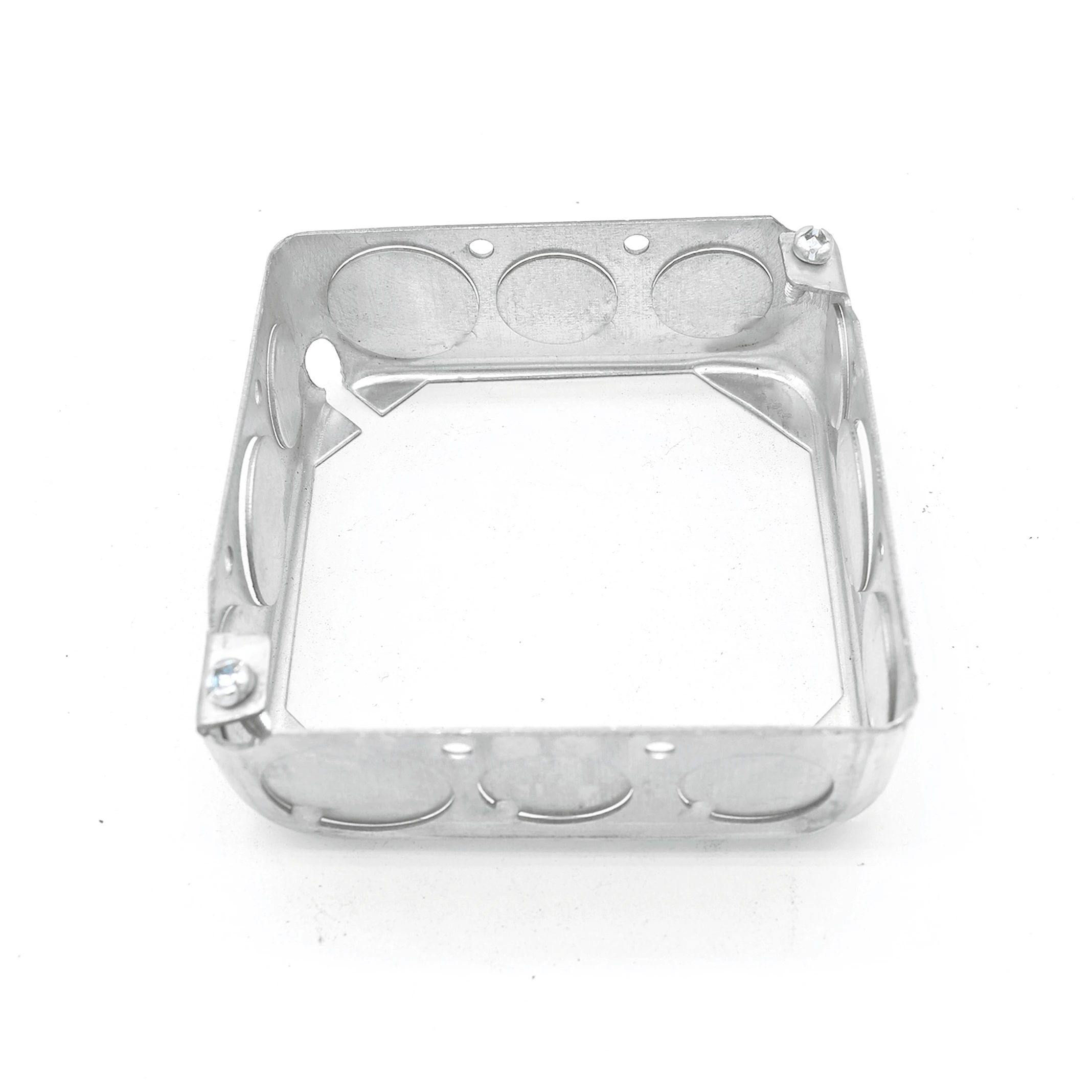 Factory Price Galvanized Steel 4" Square Junction Box Extension Ring