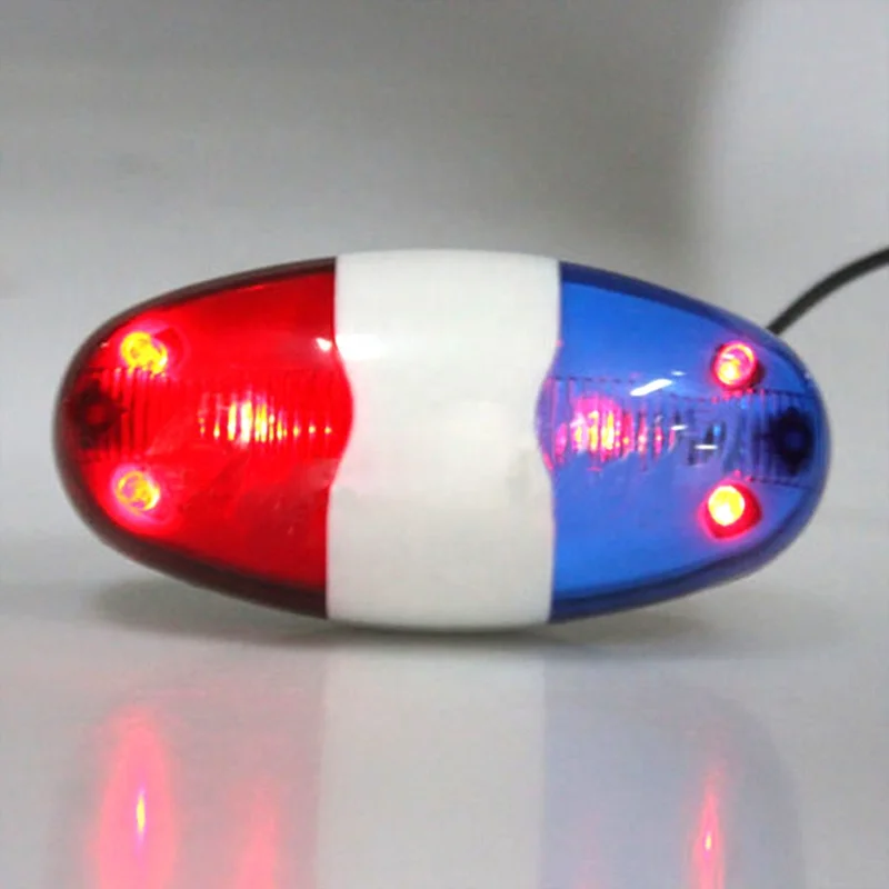6 LED Bicycle Electric Horn With Loud Siren And Front Light For Cycling Safety From Bike Horns - Price 25.3