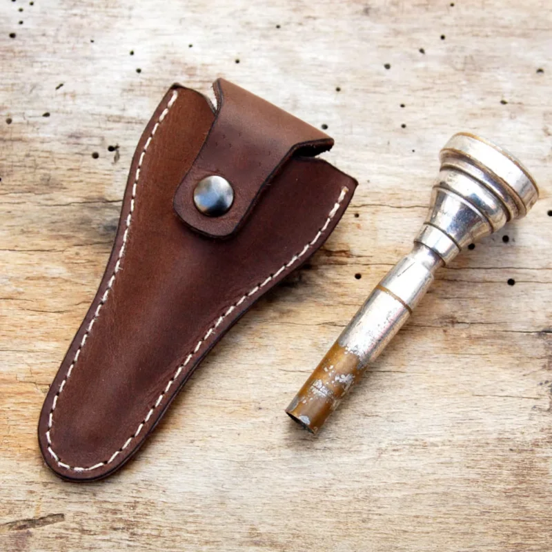 Высококачественный винтажный Чехол для мундштука ручной работы персонализированный держатель трубы