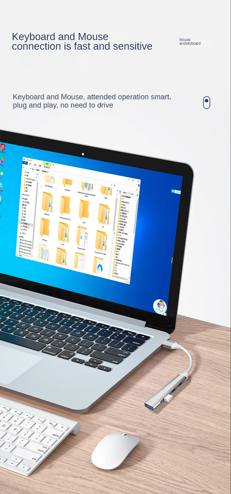 4 в 1 многопортовый USB 3 0 на порта адаптер из алюминиевого сплава для передачи данных через компьютер