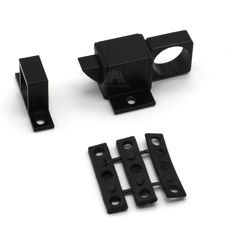 Aluminium Alloy Black Flush Bolt Sliding Door Finger Catch Latch Buy
