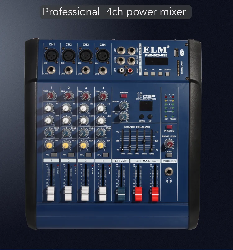 Factory Board 48 Channel Mixing Console Digital Suara Peralatan Audio