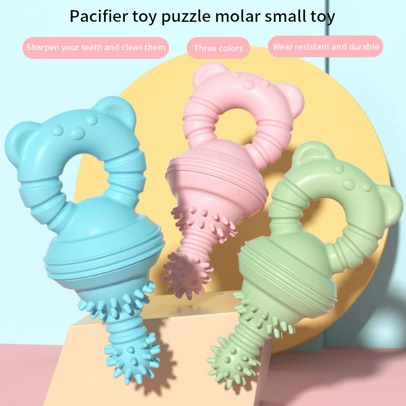 Design Tough Durable Natural Rubber Pet Toy Dog Chew Toy For Aggressive