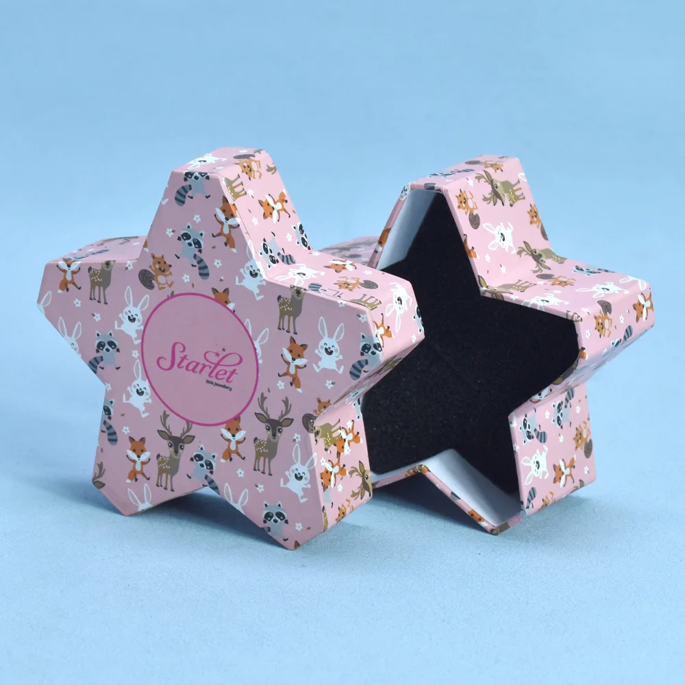 Square Crossing Angel Gift Box for Baby Shower Baptism Birthday Wedding Decoration Candy Boxes with Embossing Printing