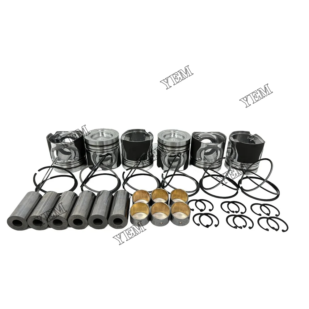 Piston Kit Fit for Doosan Develon DL06 Engine 4