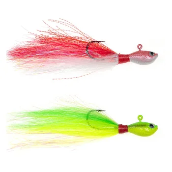 Saltwater Fishing Bucktail Hair Jig Trout Customizable Fishing Lures  Bucktail Jig Head Senuelos De Pesca| Alibaba.com