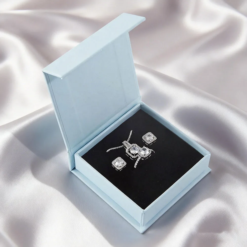 Luxuriöse Karton-Geschenkbox mit Schublade und individuellem Logo – Perfekte Präsentation für Schmuck, Ketten & Ohrringe