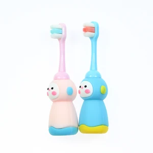 Kids Lovely Robot Style Toothbrush Child Super Fine Bristles Oem Label Pet Box Individually Wrapped Bebe
