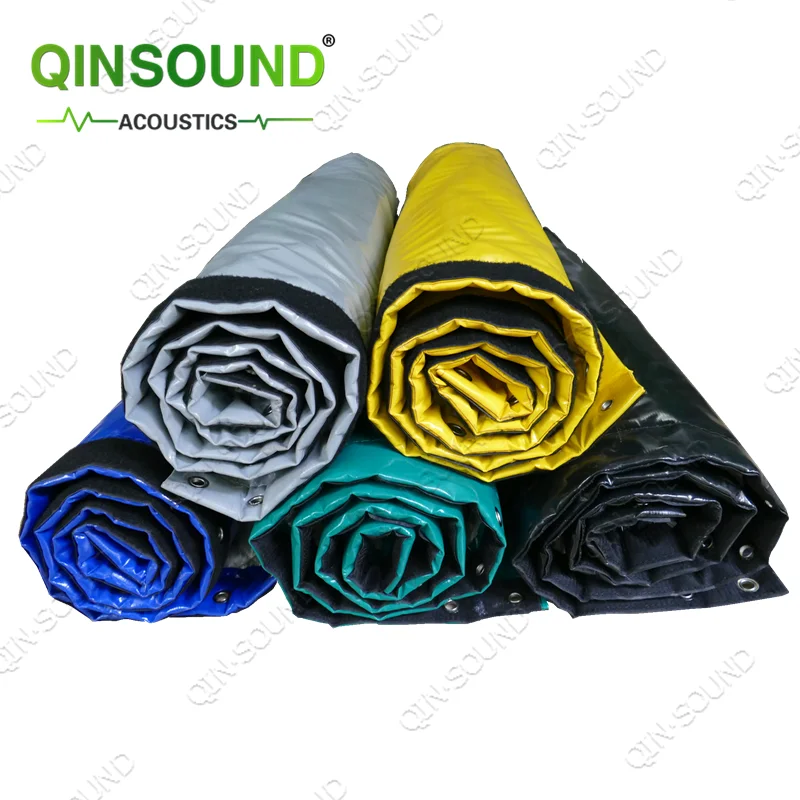 Sound Deadening Mass Loaded Vinyl Barriers Temporary Construction