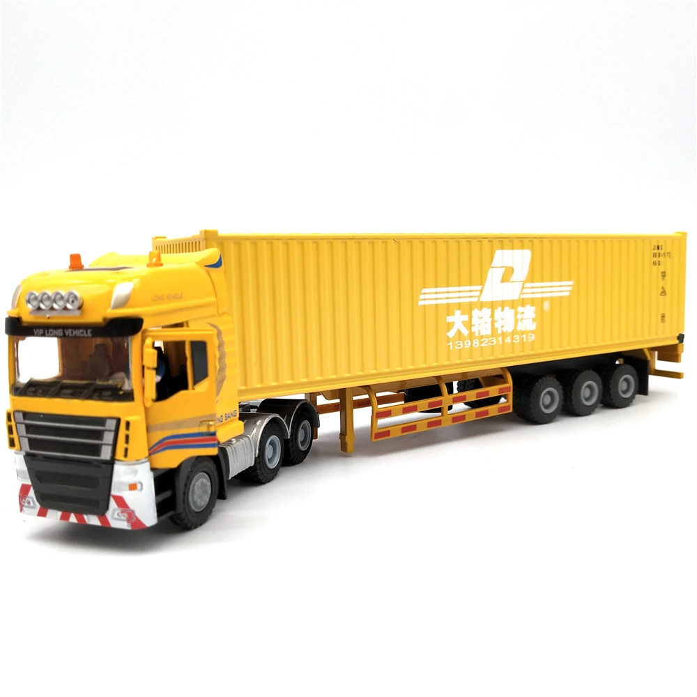 28cm Clipper Logistics container truck model gifts 1:50 Truck model O.A.S ship model