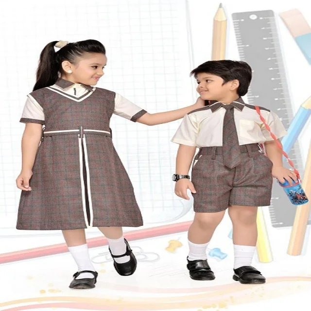Professional School Uniform Manufacturer Good Quality Boys Shirt With