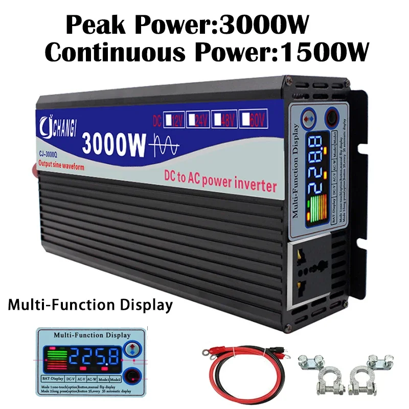Changi CJ-3000Q 3000W Pure Sine Wave Inverter for Home & Motor Use