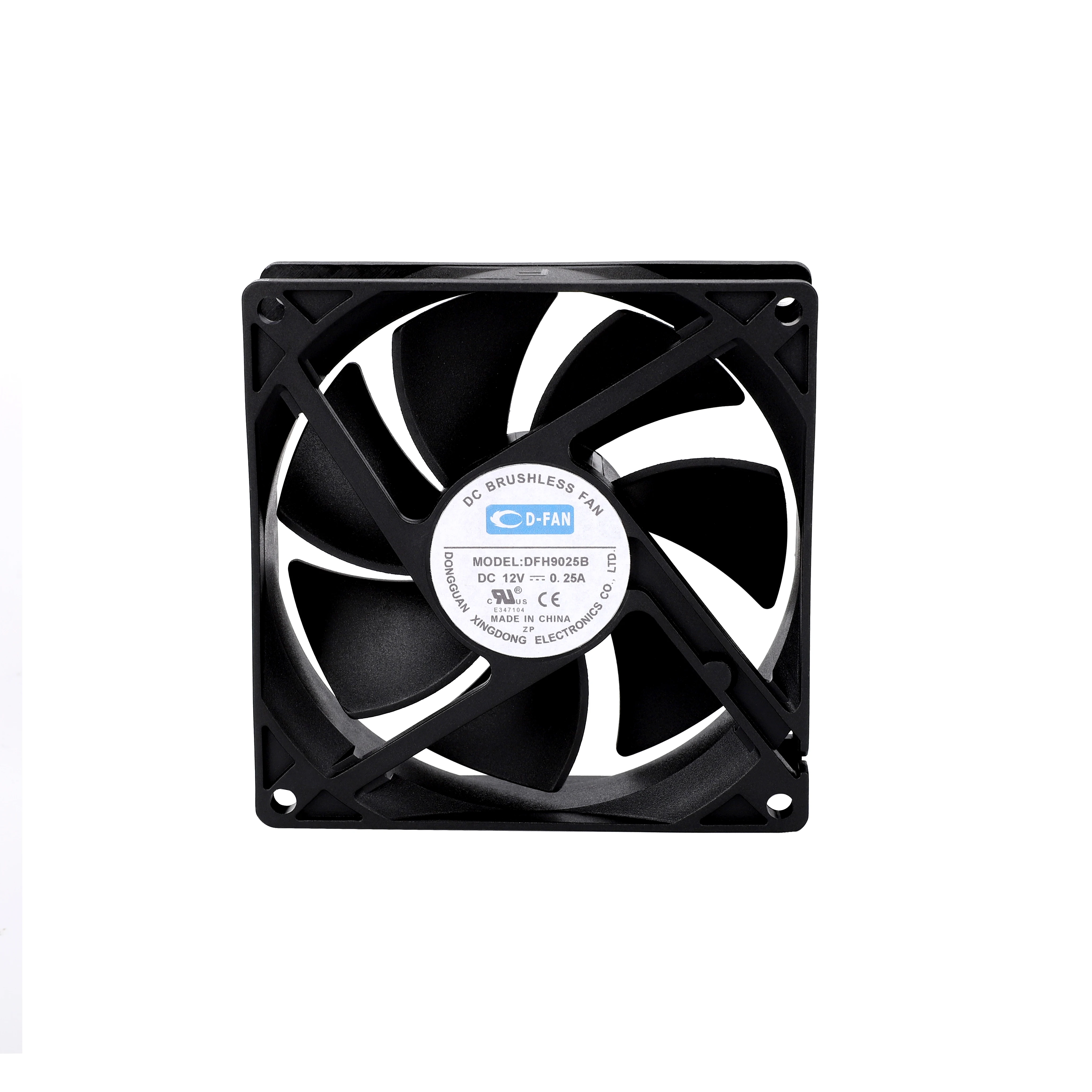 UL CE 90x90x25mm Fan Manufacture Ip68 0.25a Servo Motor Dc Cooling Fan 9025 92mm