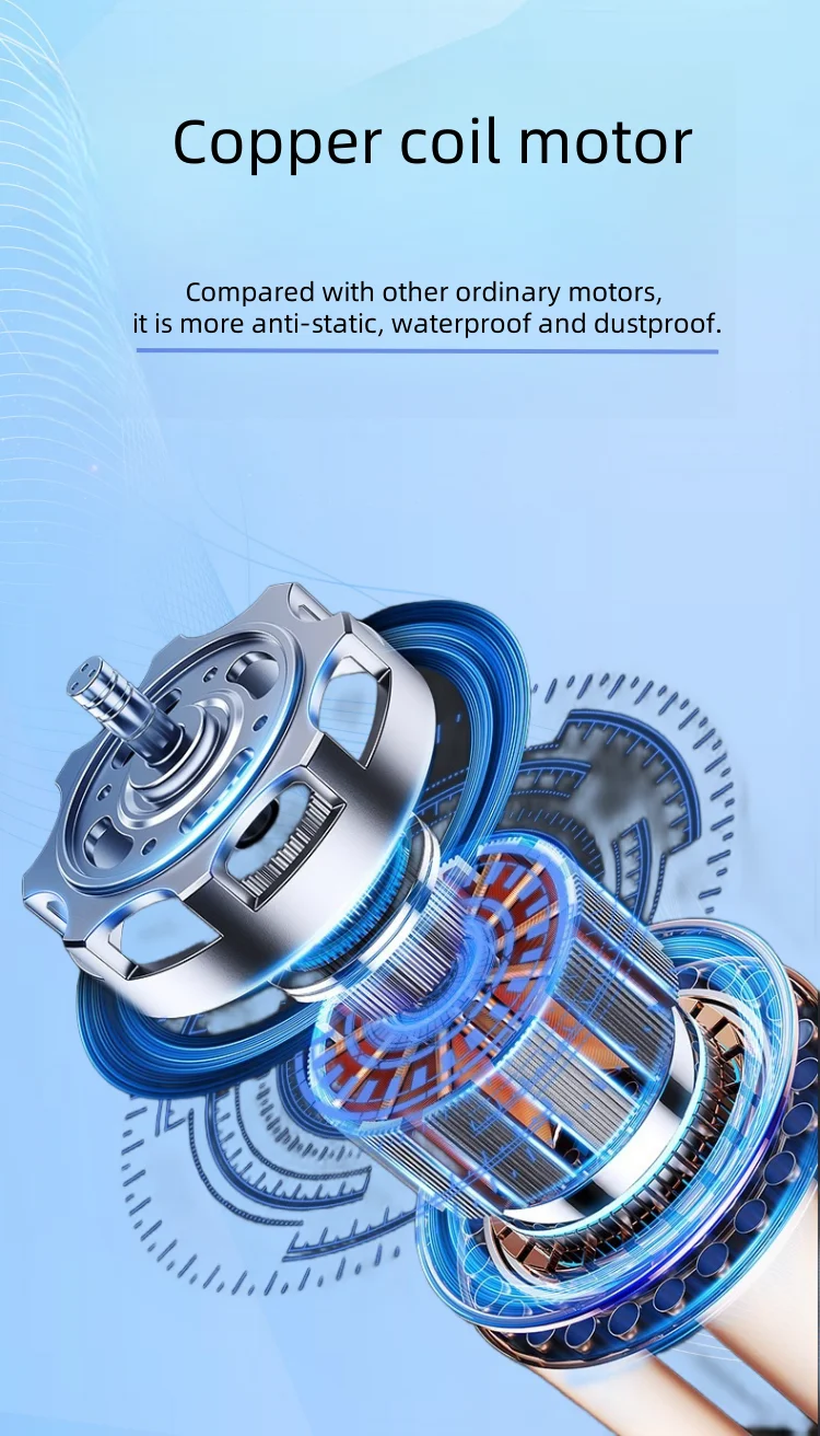 Powerful Copper Metal Motor, 42L, 230W, Plastic - detail 6