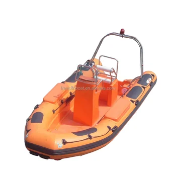 17ft Rib520 Deep V Fiberglass Hull Pvc/hypalon Inflatable Boat With ...