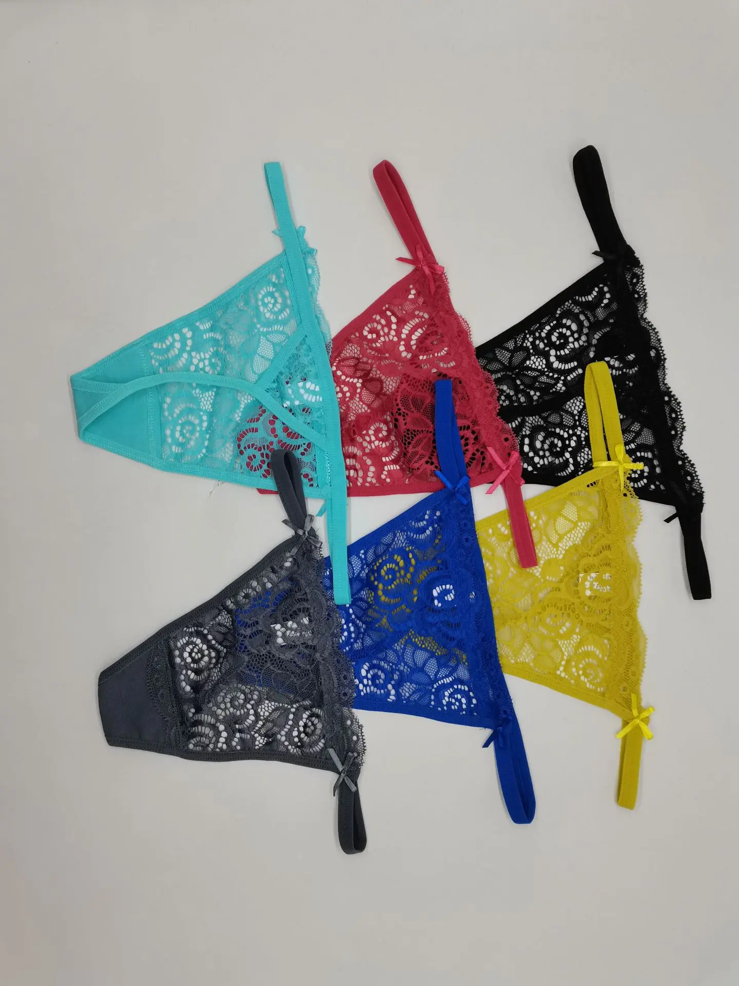 Customization Cheap Women's Underwear Sexy Lace Tpants Lowwaisted