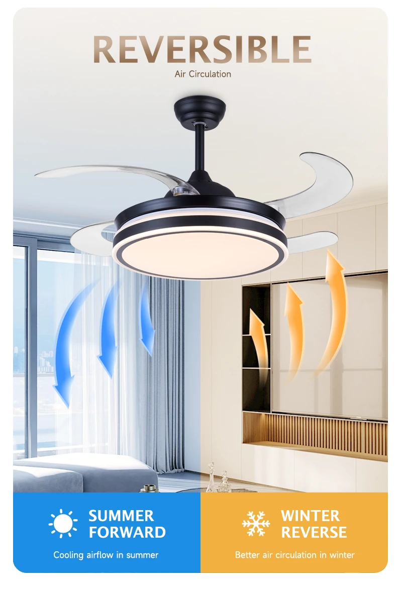 Ceiling Fan, 42'', Abs, LED - detail 16