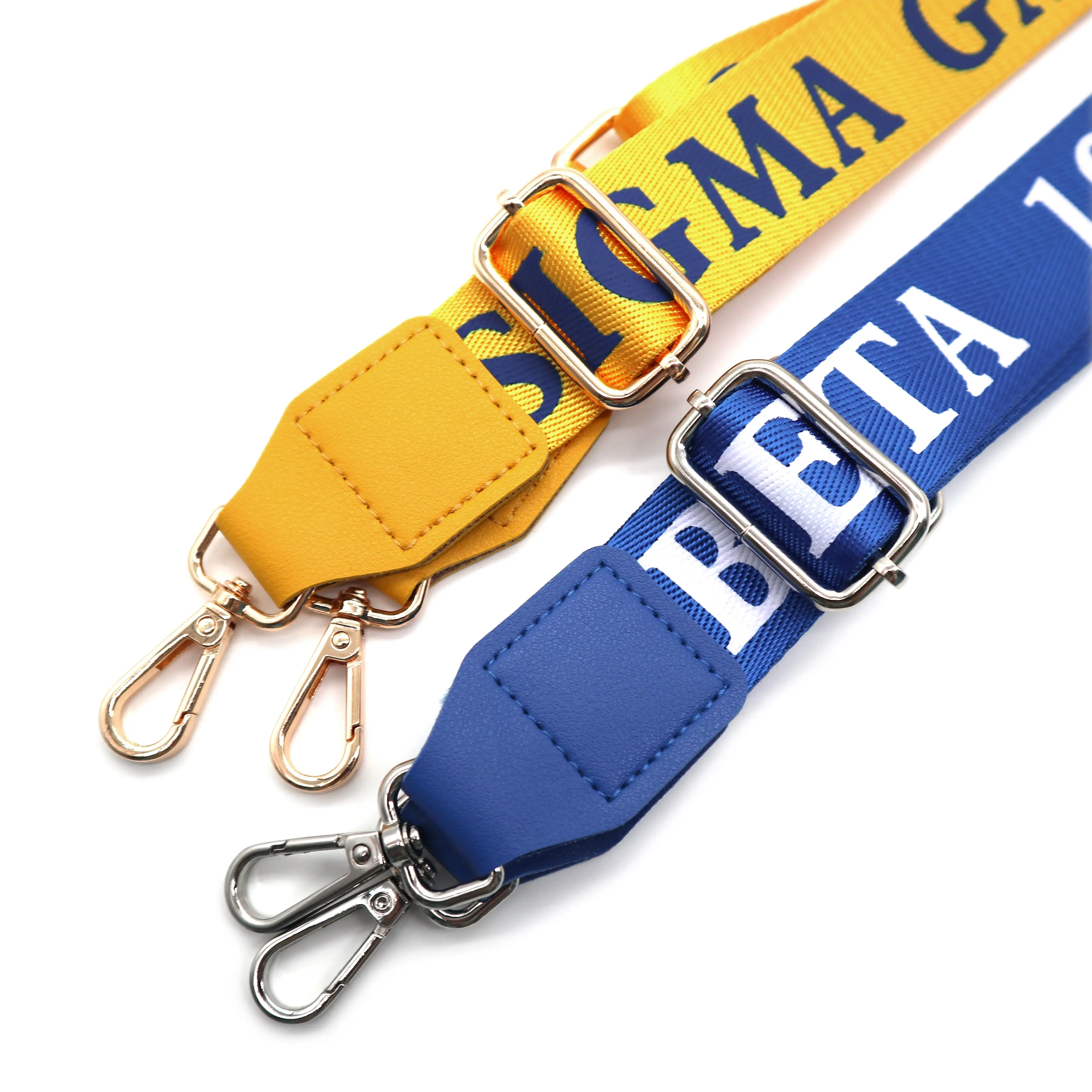 Custom Logo Zeta Phi Beta Blue Handbag Strap Fashionable Plastic