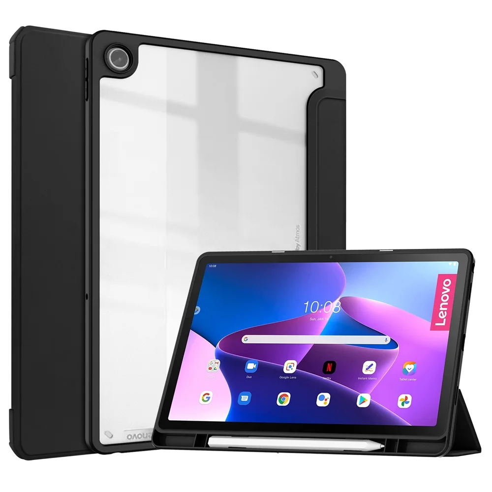 Acrylic Case For Lenovo Tab M10 Plus 3rd Generation 2022  Inch With  Pencil Holder Transparent Cover Factory Wholesales - Buy Tablet Case For Lenovo  Tab M10 Plus Gen 3 2022,Pencil Holder