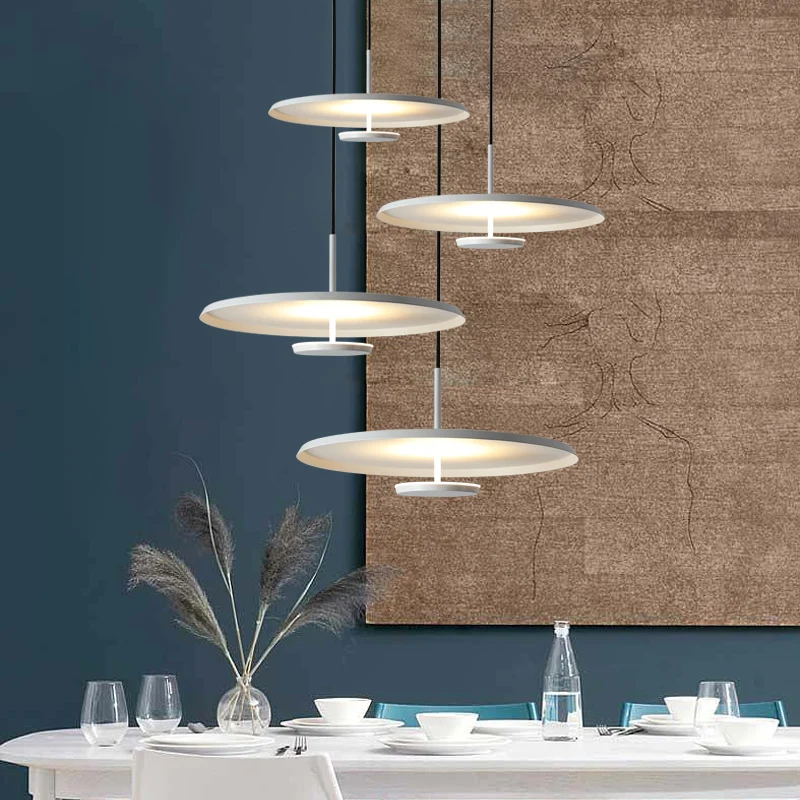 Romantic Modern up and Down Light Ceiling Light Pendant Light Diffuse Reflection Dimming Aluminum up Frosted White LED Acrylic