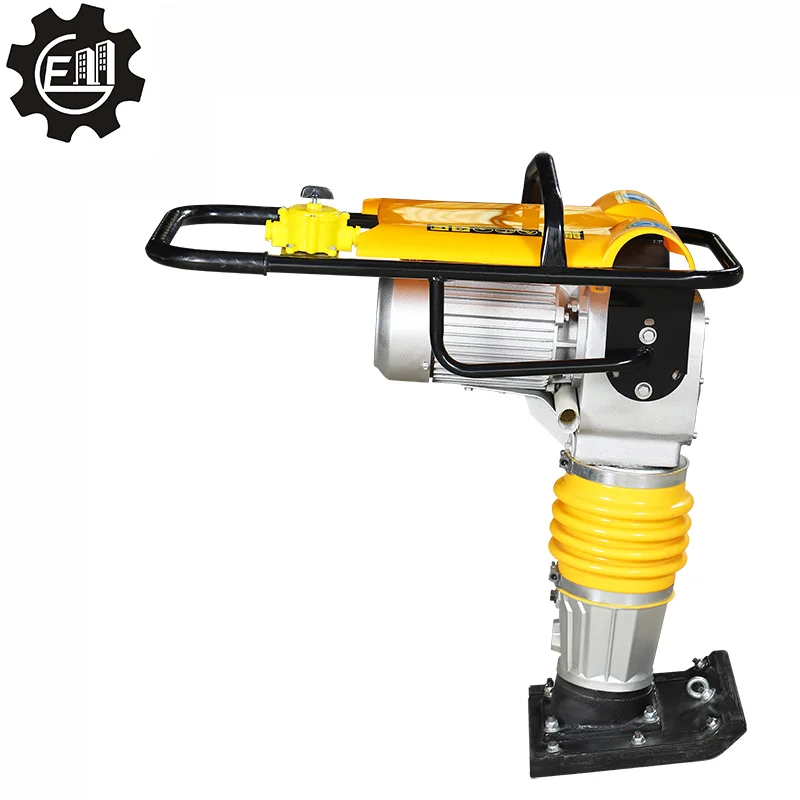 Высококачественный Ручной Ударный вибратор трамбовка почвы Электрический прыгающий домкрат уплотнитель HCD110 трамбовочный трамбовщик для продажи