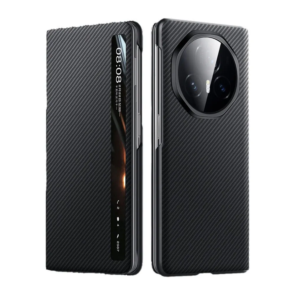 Laudtec Sjk765 Carbon Fiber Phone Case Thin Shell Slim Lightweight Simple Business Anti-Fingerprint For Magic V3 Vs3