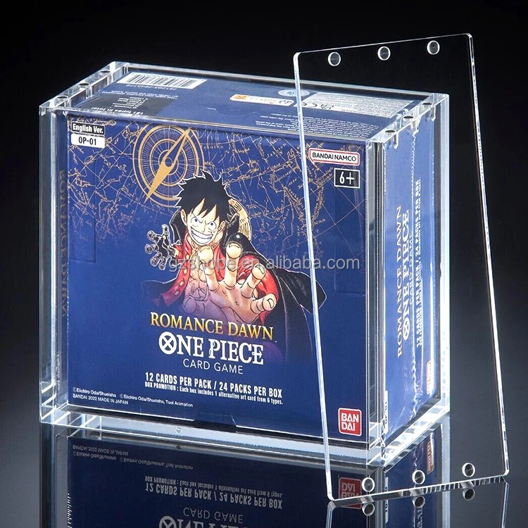 one piece booster box blue bottom One Piece Booster Box Protector One Piece OP-01(Blue Bottom) / OP-02  Booster box