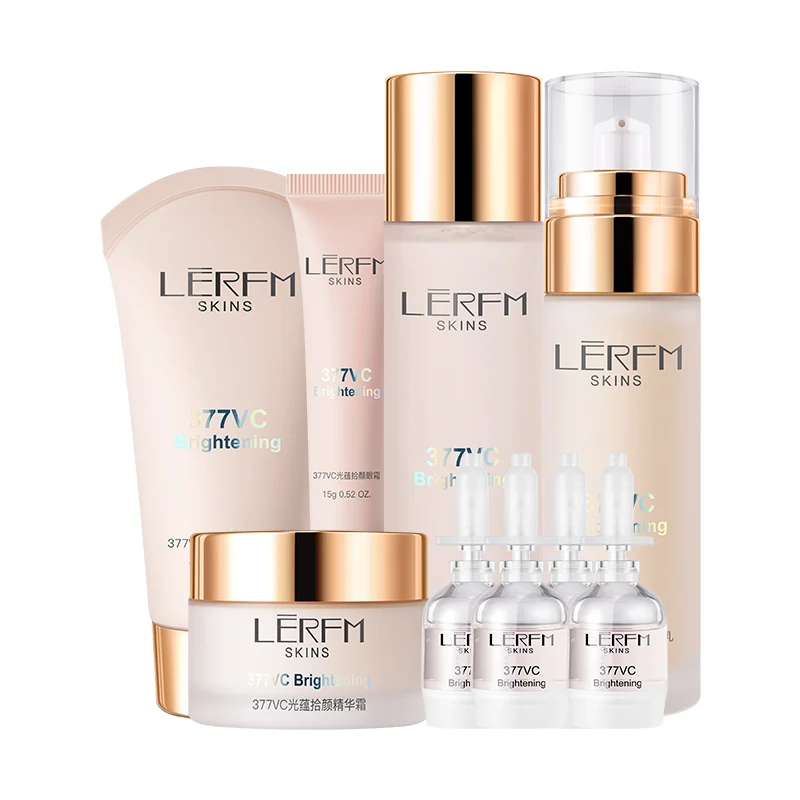 Oem Odm Private Label LERFM SymWhite 377 Glowing Revitalizing Skincare Set Vitamin C Skin Care Kit
