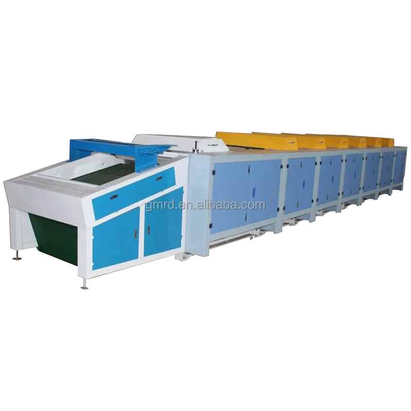 Открыватель и очиститель отходов ткани оборудование для переработки