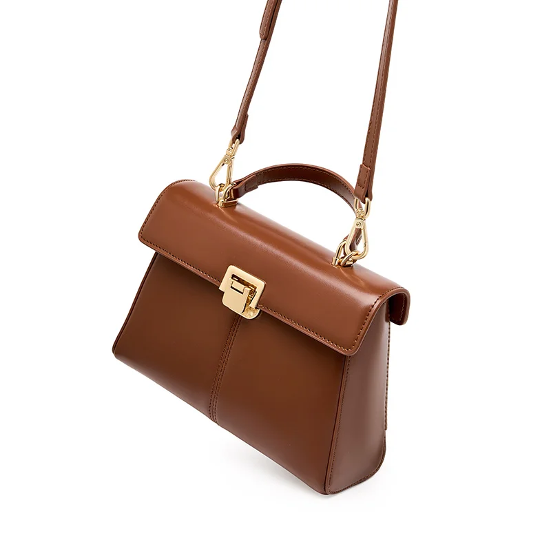 OEM ODM Custom Design High Quality Women’s Female Girls Leather Saddle Bags for Ladies Leather Crossbody Shoulder Sling Bag