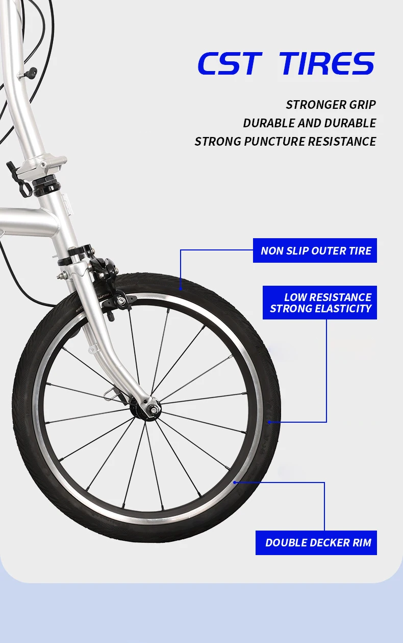 KOSDA Factory hot selling bicycle folding bike factory price 16 inch steel mountain folding bicycle