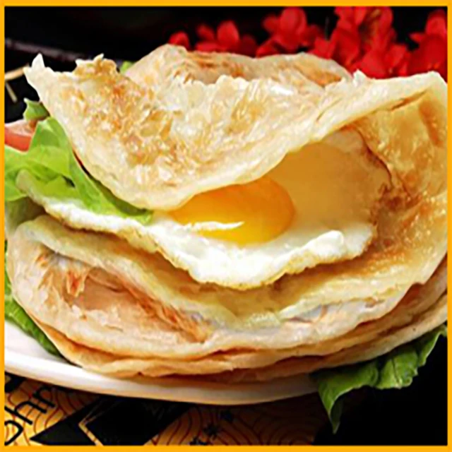 Film Covering Shredded Cake Paratha Pressing Machine For Frozen Roti Laccha