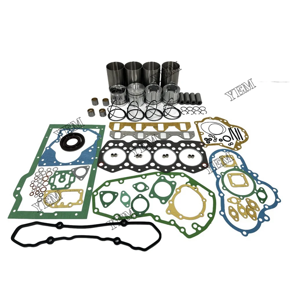Compatible for Mitsubishi S4F Overhaul Kit With Gasket Set Engine Parts 6