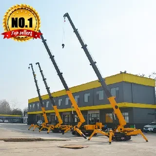 Construction Used Spider Crane Telescoping Crawler Crane Used 150ton