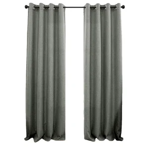 Super Quality Linen Look Solid Color Decorative Window Curtain Custom size Window Home Decor