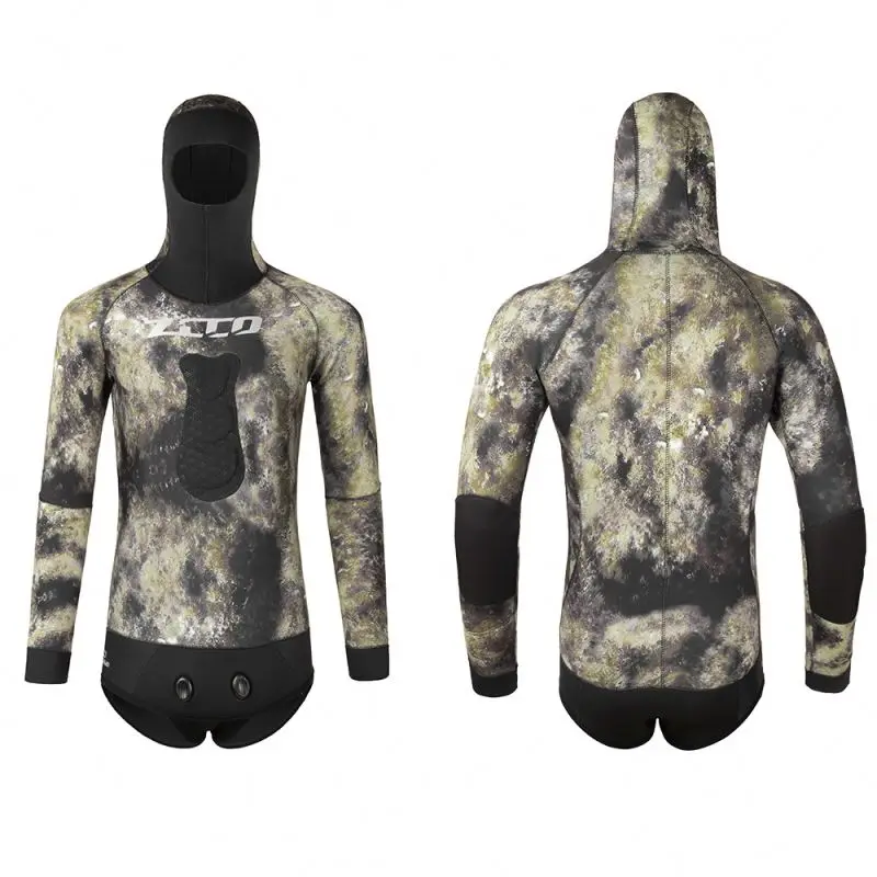 1 мм 5 мм Камуфляжный мужской и женский Камуфляжный гидрокостюм для подводной охоты неопреновый гидрокостюм для кемпинга