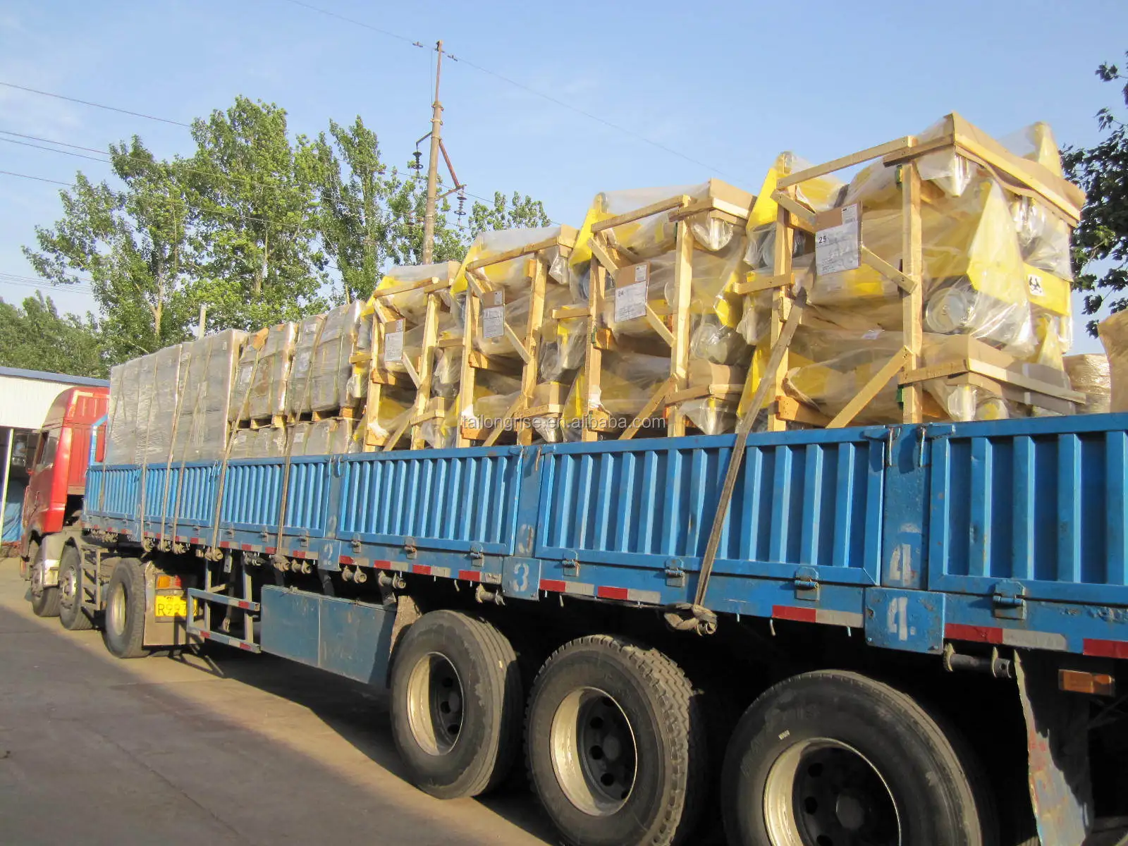 Trailer Stabilizing Jack With Spin Top Container Truck Trailer