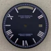 Logotipo 31mm-s - clavos plateados negros