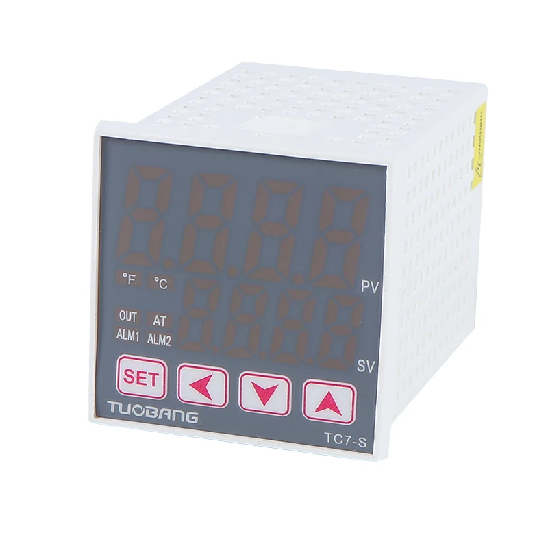 2025 New TUOBANG PID Algorithm Digital Temperature Controller Smart LCD Display Thermostat TC7-S/M/H/L OEM/ODM ABS Adjustable