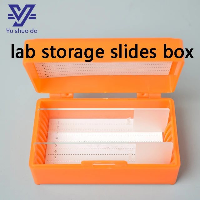 plastic slides storage box