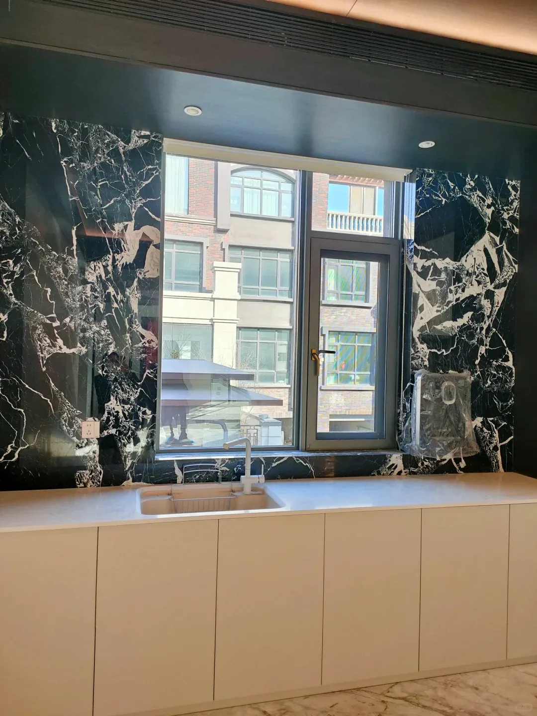 product modern luxury natural black marble for indoor hotel villa kitchen countertop wall stairs bathroom vanity quality  marble stone-6