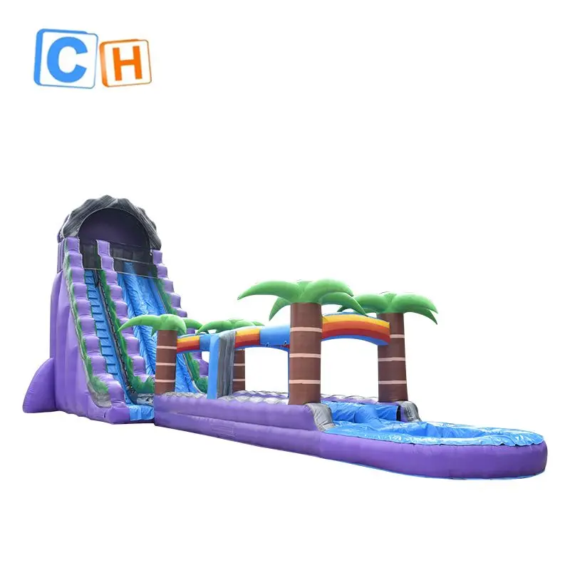 Custom PVC Inflatable Outdoor Water Slide Pool for Kids Fun inflatable games and Slides details