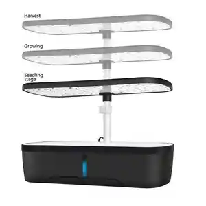 Vertak Indoor Home Smart Mini Greenhouse Systems 12 Holes Irrigation Hydroponics Equipment Set for Planting Vegetables