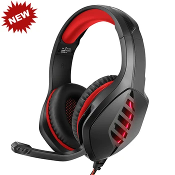 Cheap Best RGB Noise cancelling computer gaming headset light game headphones for mobile
